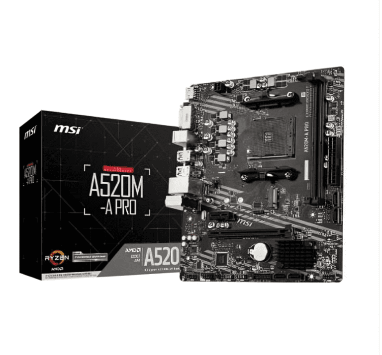 MSI A520M-A PRO DDR4 AMD Motherboard