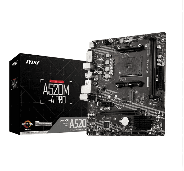 MSI A520M-A PRO DDR4 AMD Motherboard