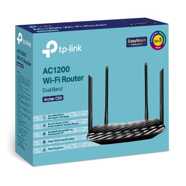TP-Link Archer C50 AC1200 Dual-Band Router