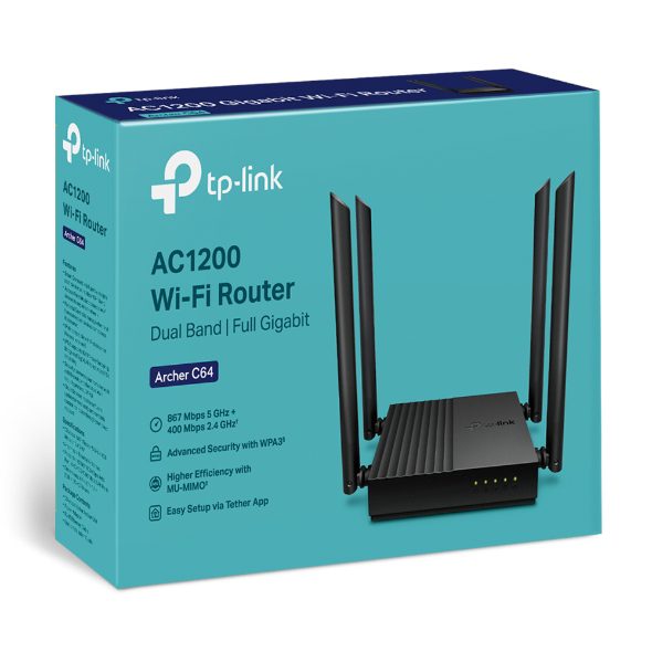 TP-Link Archer C64 AC1200 Gigabit Router