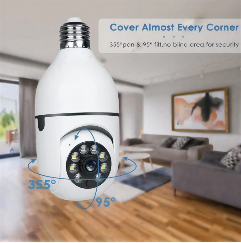 Smart V380 Bulb Wi-Fi Camera