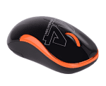 A4TECH G3-300N V-Track Black-Orange Wireless Mouse - Image 3