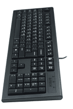 A4TECH KRS-82 Black Wired Multimedia Keyboard with Bangla - Image 3