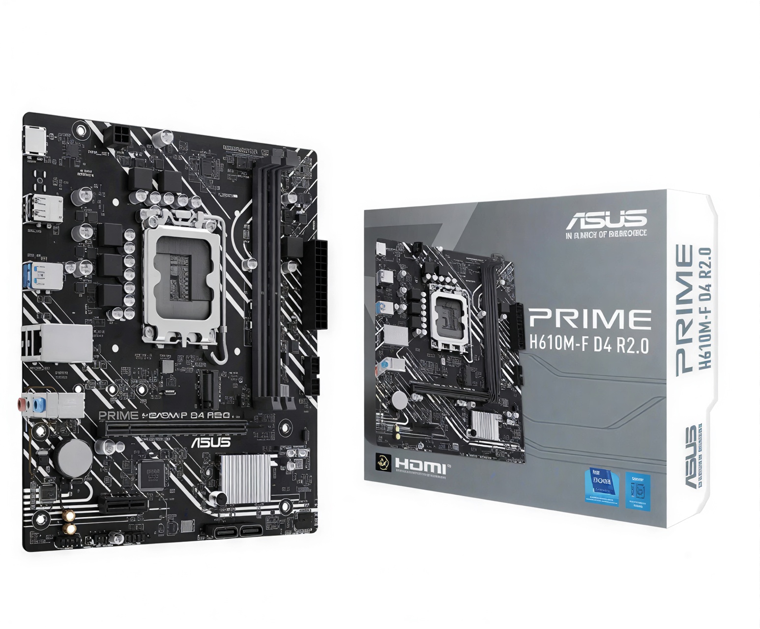ASUS PRIME H610M-F D4 R2.0 Motherboard ASUS PRIME H610M-F D4 R2.0 Motherboard