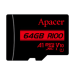 Apacer R100 MicroSDHC/SDXC 64GB Class10 Memory Card with Adapter - Image 2