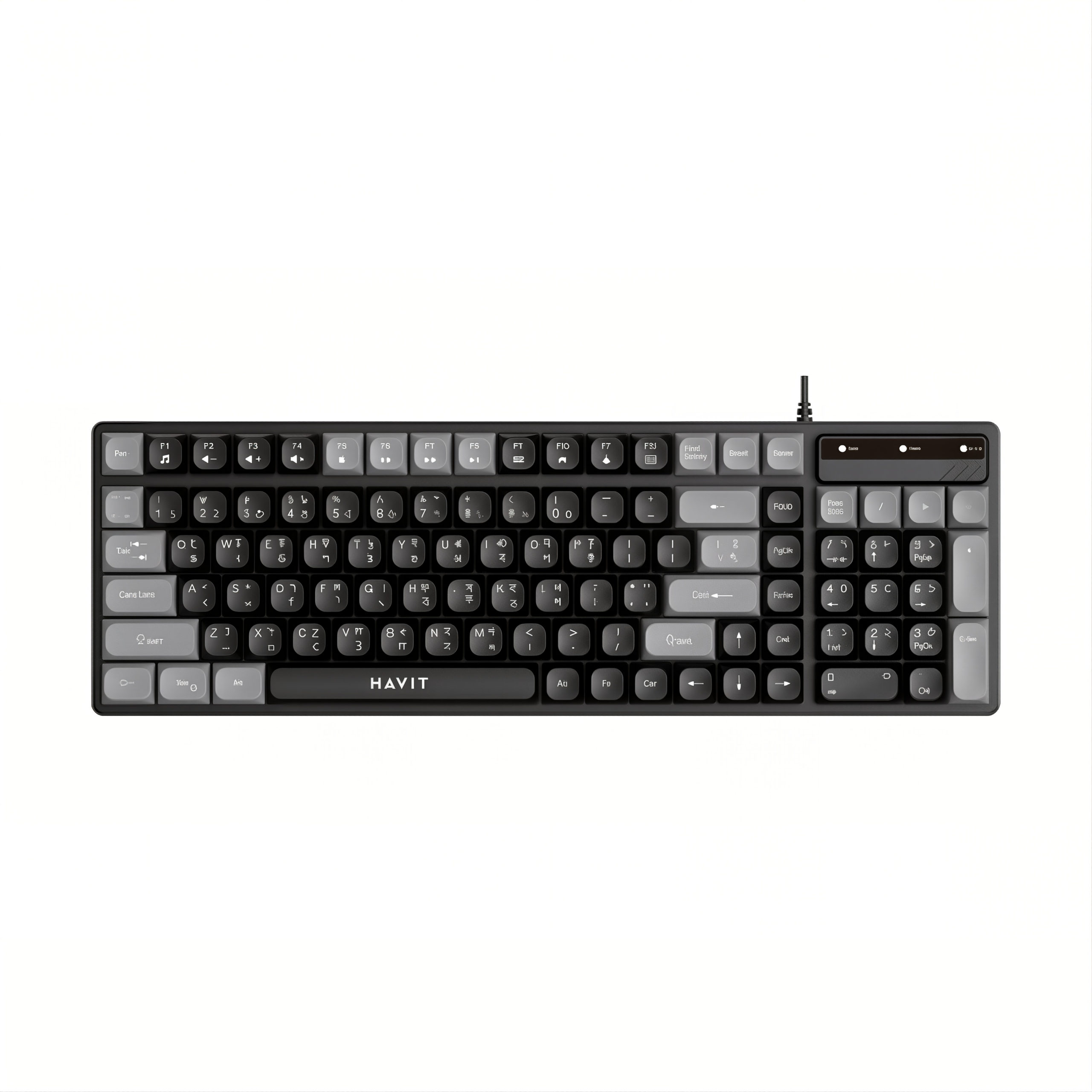Havit KB257 Wired Keyboard with Bangla Havit KB257 Wired Keyboard with Bangla