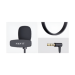 Havit MC361 Wired Clip Microphone - Image 3