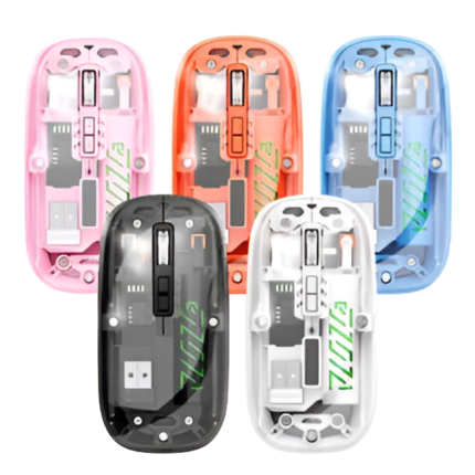 K-2000 Bluetooth & USB Dongle Transparent Mouse